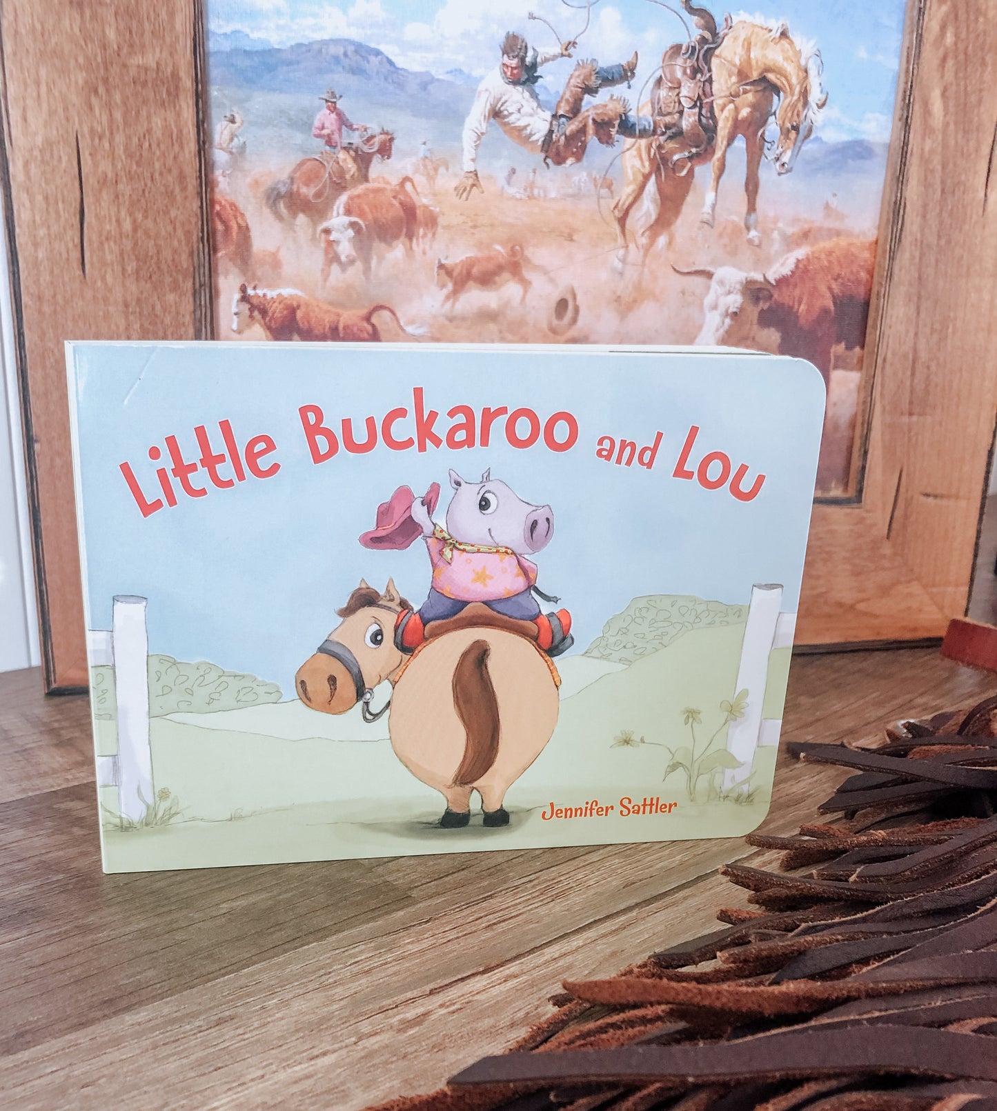 Little Buckaroo and Lou board book