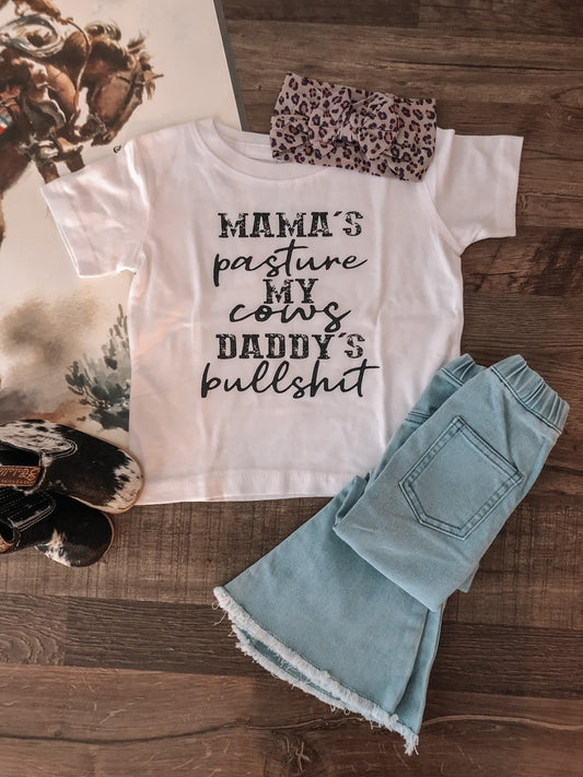 Mama's Pasture, Daddy's BS Tee (Baby & Toddler)