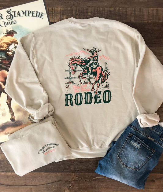 They Call The Thing Rodeo Adult Crewneck Sweatshirt - (Medium)