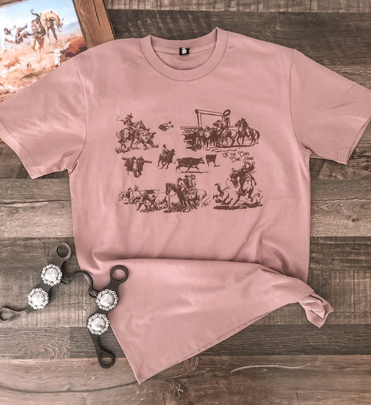 'Til The Cows Come Home Tee (Women's) - Dusty Purple