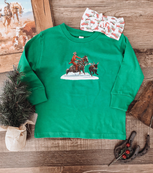 Rudolph Calf Roper Tee (Toddler & Youth) 5T