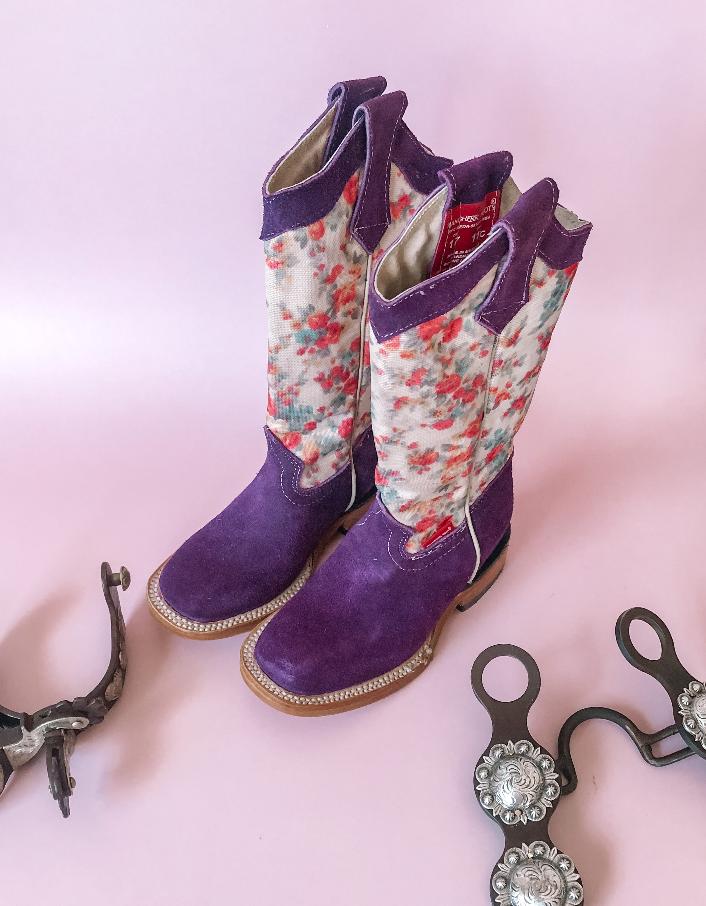 Floral shop toddler boots