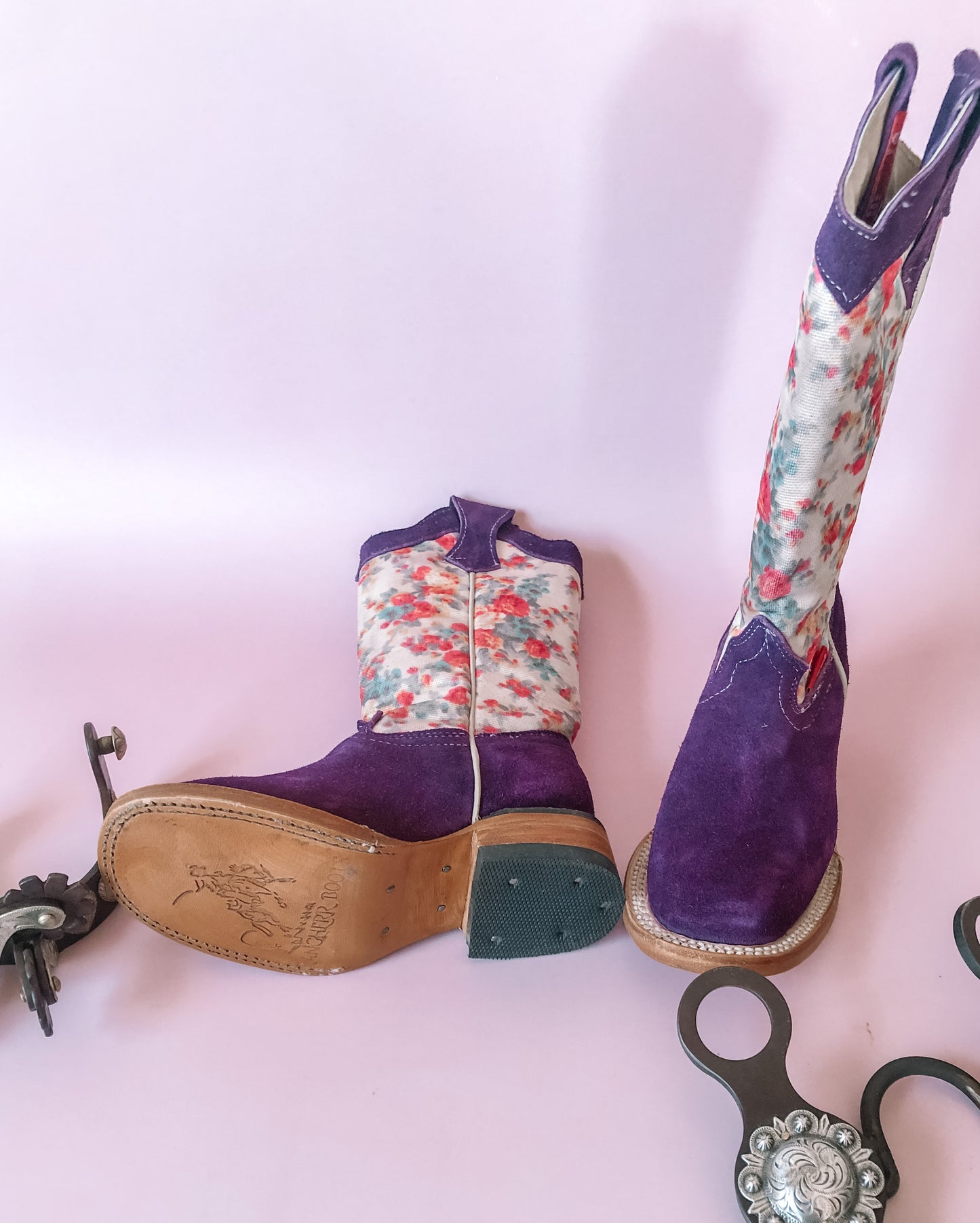Vintage Floral Rancherr Boots (Toddler)