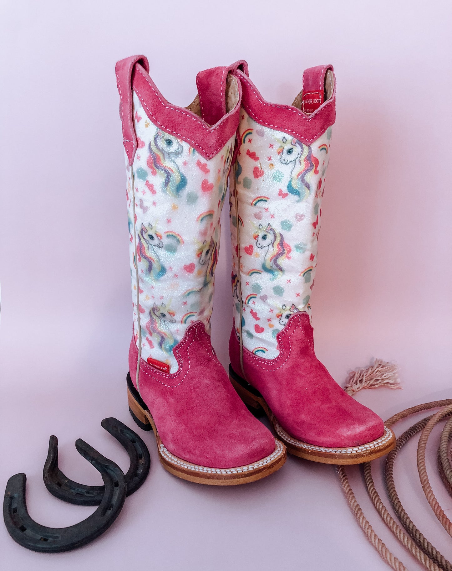 Pink Rancherr Unicorn Boots (Toddler size 10)
